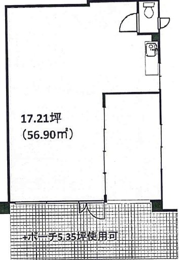 ル・パルナスビル1F 間取り図