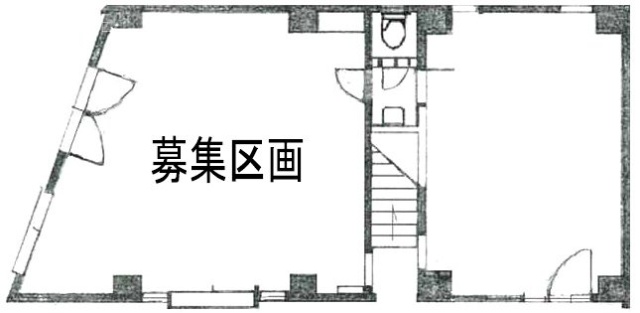 柳ビル1F 間取り図