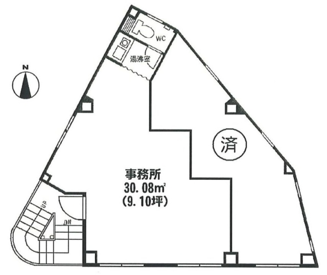 下村ビル2F 間取り図