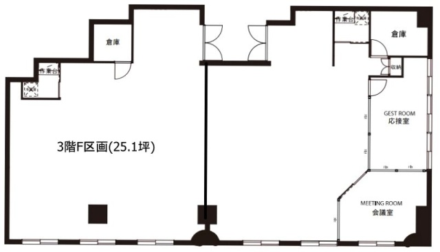 鯨岡第一ビルF 間取り図