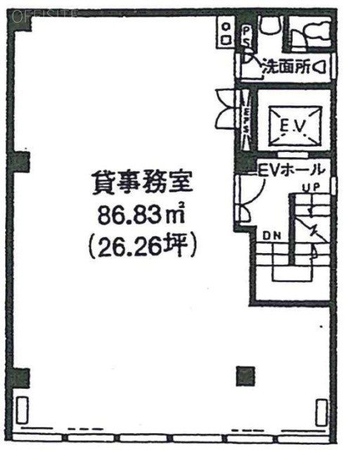 新都心ファーストビル4F 間取り図