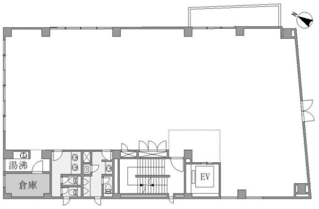 ジュニアー千駄ヶ谷2F 間取り図