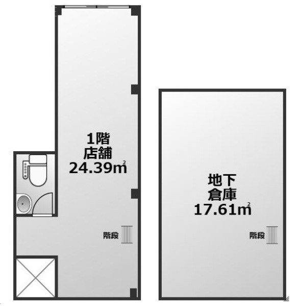 HMWR第1ビルB1F~4F 間取り図