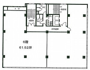 銀座風月堂6F 間取り図