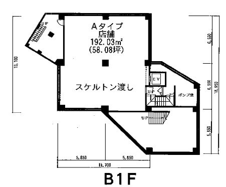 山の手ビル東館A 間取り図