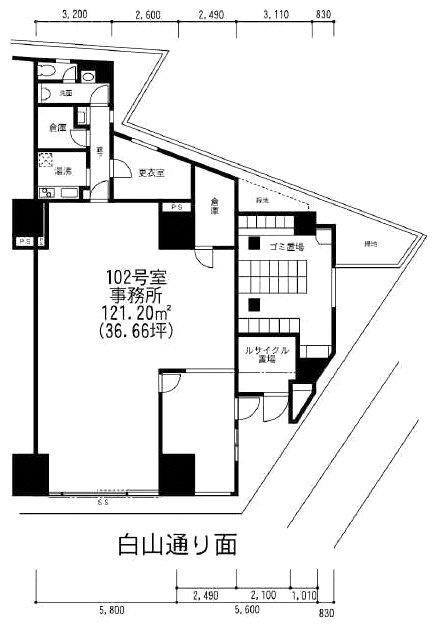 レヂオンス巣鴨102 間取り図