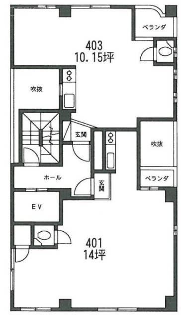 木村ビル403 間取り図