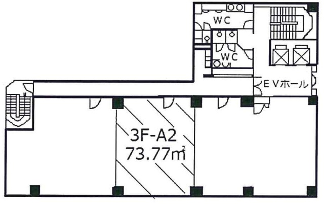 エバーズ第8関内ビルA2 間取り図