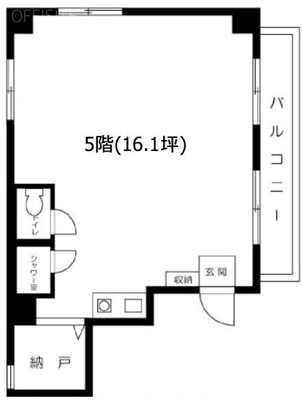 サントピア二子玉川第2501 間取り図