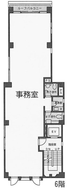 岩藤ビル6F 間取り図