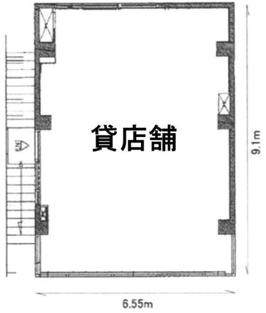 原宿フォース2F 間取り図