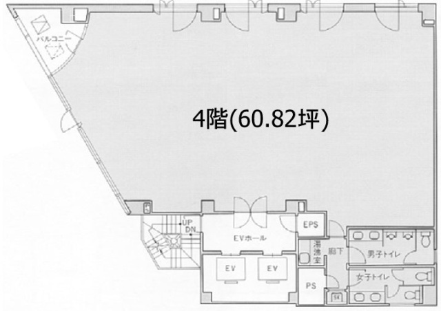 芝公園リッジビル4F 間取り図