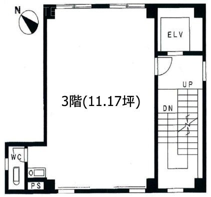 神田サイトウビル3F 間取り図