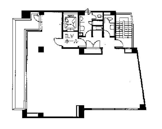 第一中村ビル5F 間取り図