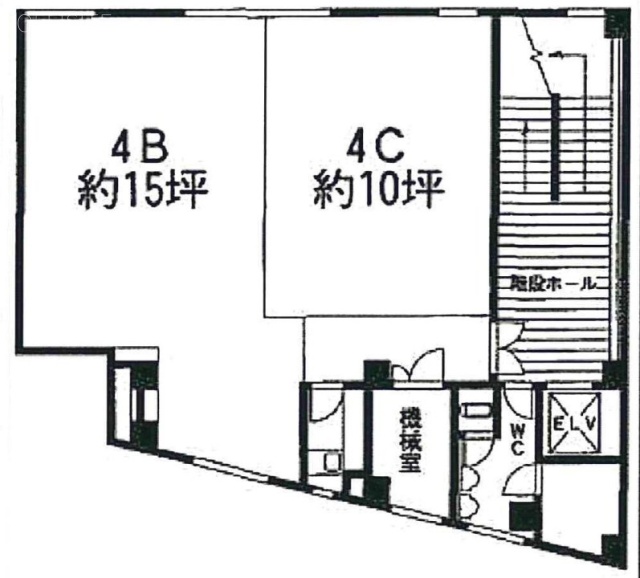 齋藤ビル4C 間取り図