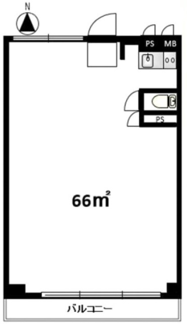 マルシンビル404 間取り図