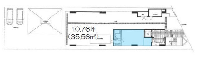 シエルブルー木場ビル1F 間取り図