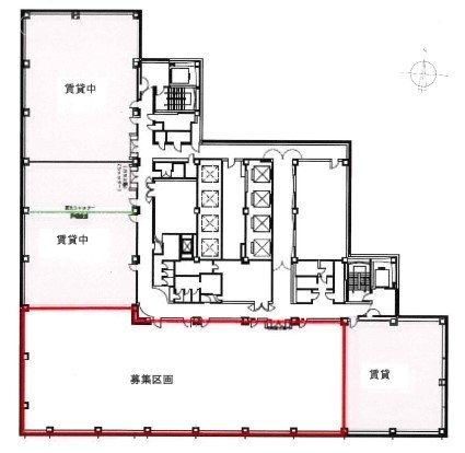 新宿エルタワー14F 間取り図