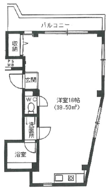 スタジオAOIビル3F 間取り図