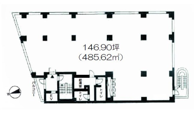 南関町ビル4F 間取り図