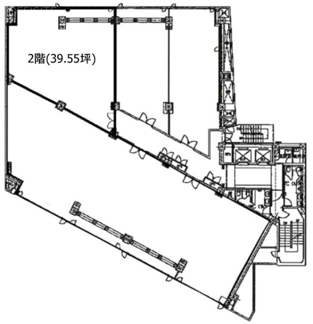 藤久ビル西1号館2F 間取り図