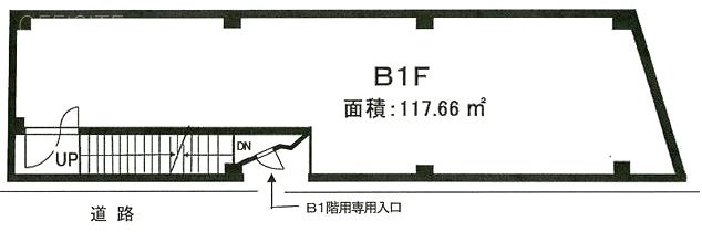 エムズ目黒ビルB1F 間取り図