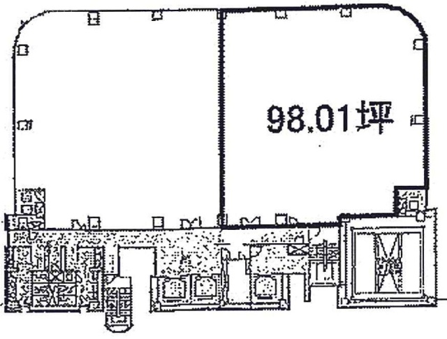 友泉新横浜一丁目ビル9F 間取り図