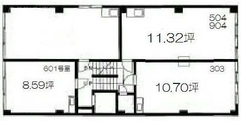 日本橋ビル303 間取り図