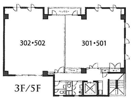 トーソービル301 間取り図