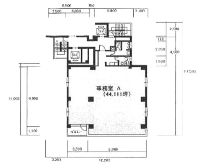 サンコーフジスター共同ビルA 間取り図