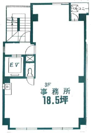 富士見OSビル3F 間取り図