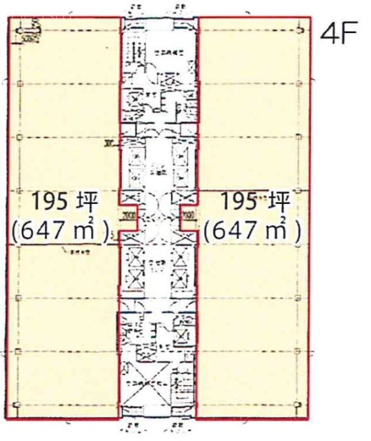 横浜西口KNビル4F 間取り図