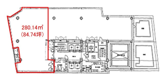 パシフィックマークス川崎7F 間取り図