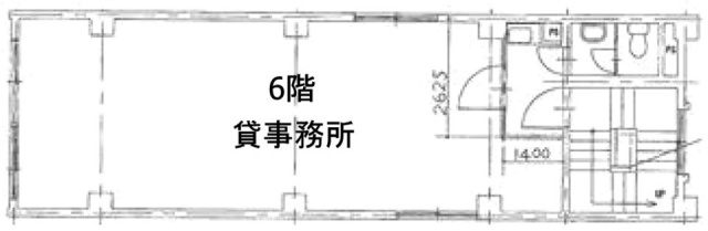 東信室町ビル6F 間取り図