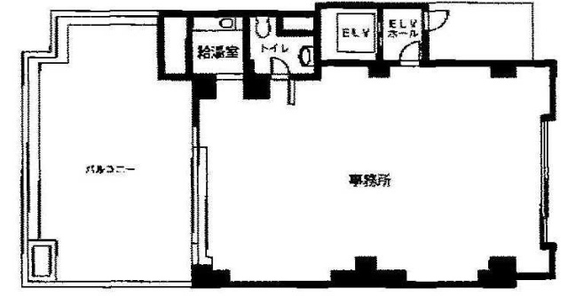 クルスビル4F 間取り図