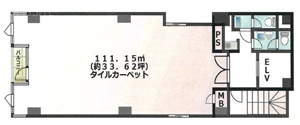 FP五反田ビル4F 間取り図