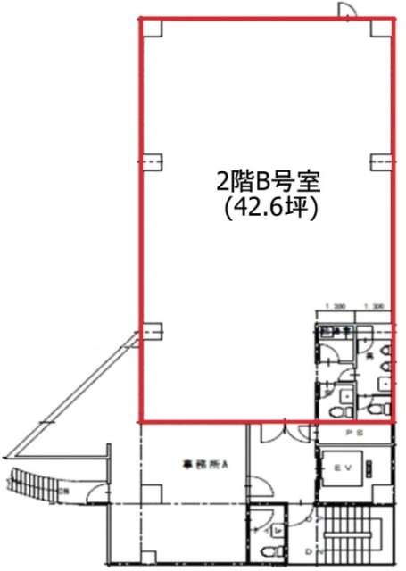 赤坂TOタマビルB 間取り図