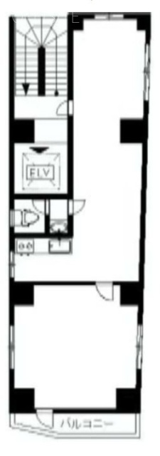 芝大井ビル3F 間取り図