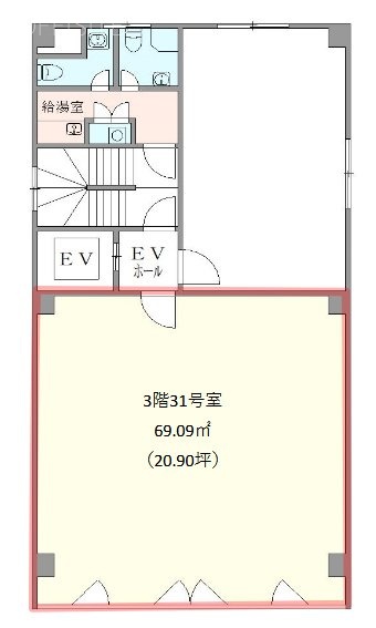 井門茅場町ビル31 間取り図