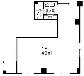 桂昇新御徒町ビル1F 間取り図