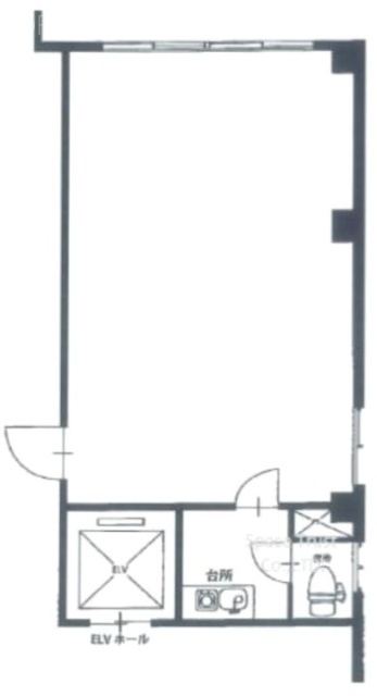 三銀ビル410 間取り図