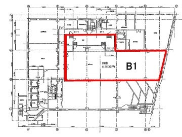 山万ビルB1F 間取り図