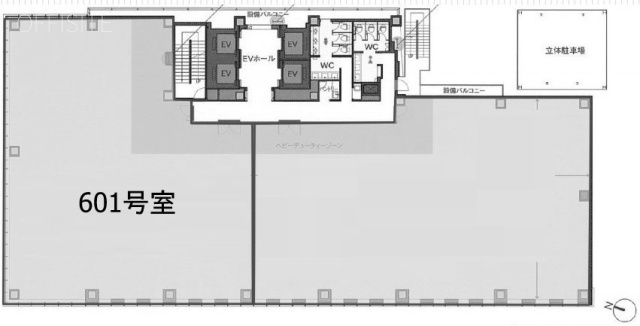 日本橋小網町スクエアビル601 間取り図