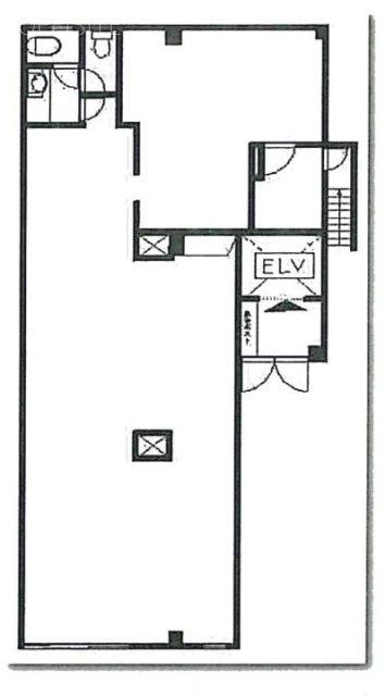 メゾンジョシアビル1F 間取り図