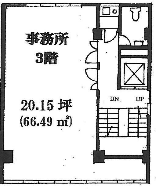 パールビル3F 間取り図