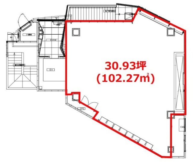 Sreed EBISU1F 間取り図