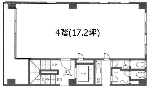 第二櫻井ビル4F 間取り図