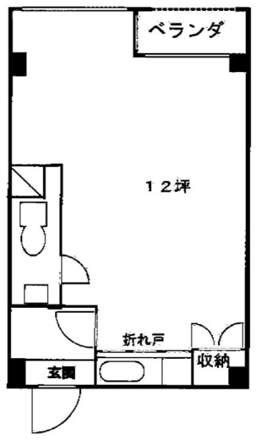 鯉江ビル802 間取り図