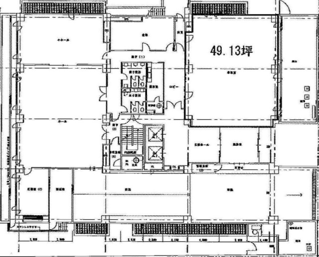 番町会館1F 間取り図