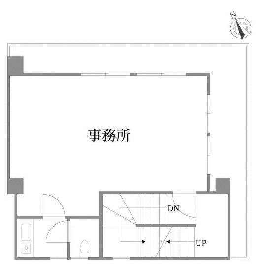 第2窪島ビル5F 間取り図